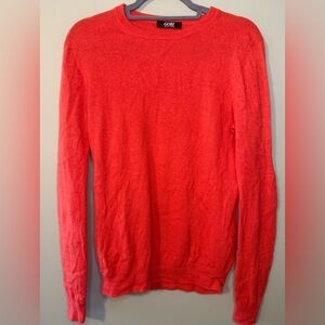 Hot Chili Red Gobi 100% Cashmere Sweater.
